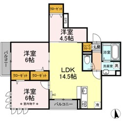 ＣＡＳＡ　ＦＬＯＲＥＳＴＡの物件間取画像